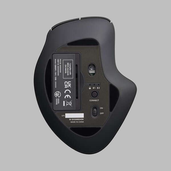 Elecom M-SH30MBSK Dual Mode Wireless Mouse Black