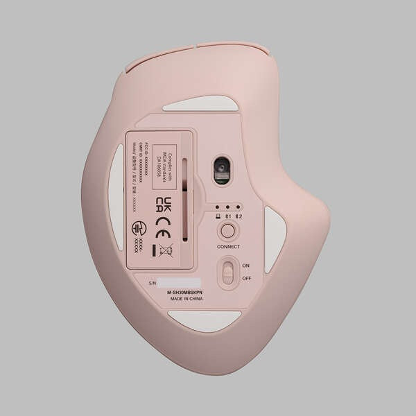 Elecom M-SH30MBSK Dual Mode Wireless Mouse Pink