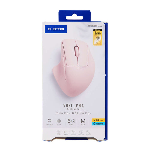 Elecom M-SH30MBSK Dual Mode Wireless Mouse Pink