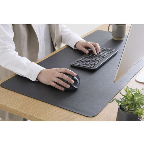 Elecom MP-DM04BK Leather (L) Desk Mat Black