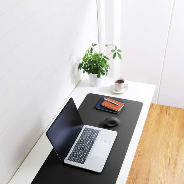 Elecom MP-DM04BK Leather (L) Desk Mat Black