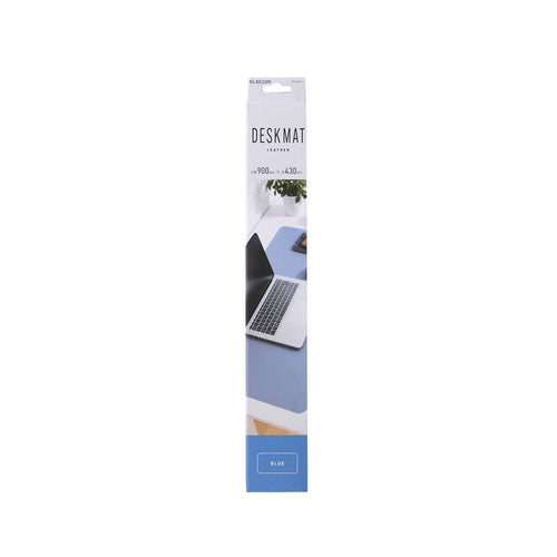 Elecom MP-DM04LBU Leather (L) Desk Mat Blue