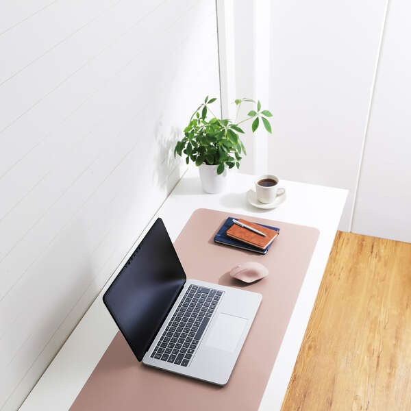 Elecom MP-DM04DPN Leather (L) Desk Mat Pink
