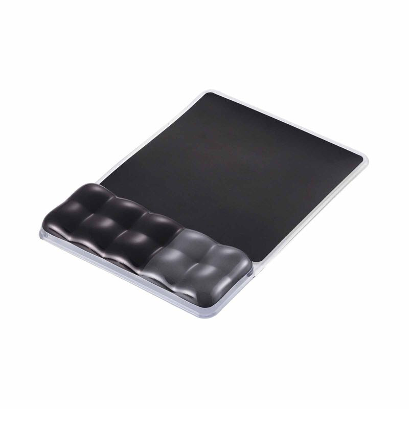 Elecom MP-BPGLBK Wrist Rest Mousepad Black
