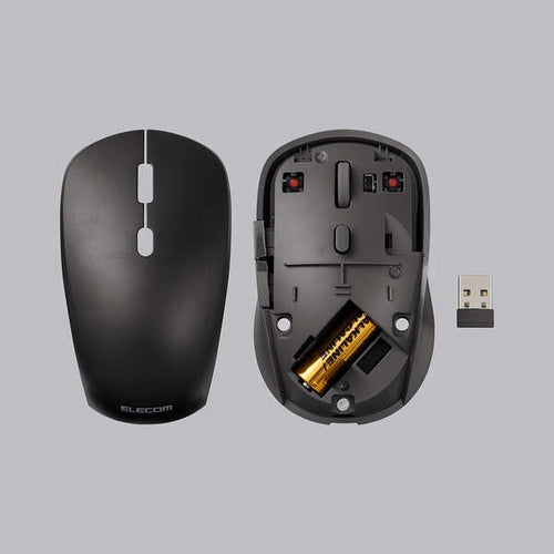 Elecom M-MY30MBSBK-G 6 Button Dual Mode Wireless Mouse Black