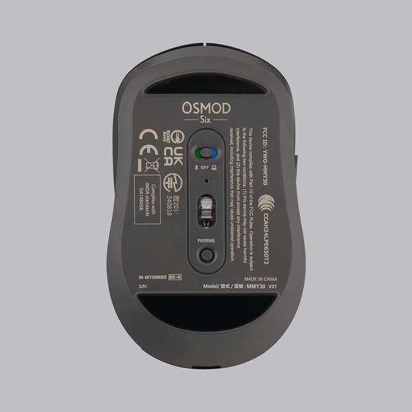 Elecom M-MY30MBSBK-G 6 Button Dual Mode Wireless Mouse Black