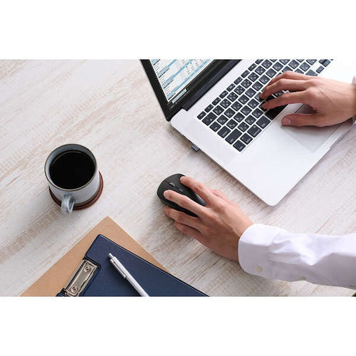 Elecom M-MY30MBSBK-G 6 Button Dual Mode Wireless Mouse Black