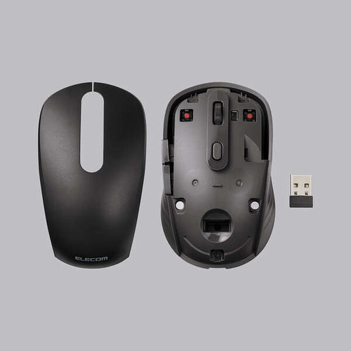 Elecom M-MY35MBSBK-G 6 Button Dual Mode Wireless Mouse Black