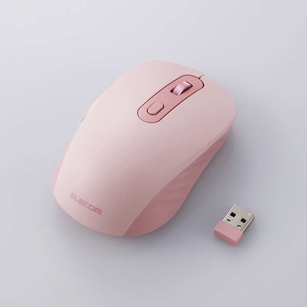 Elecom M-MY35MBSPN-G 6 Button Dual Mode Wireless Mouse Pink