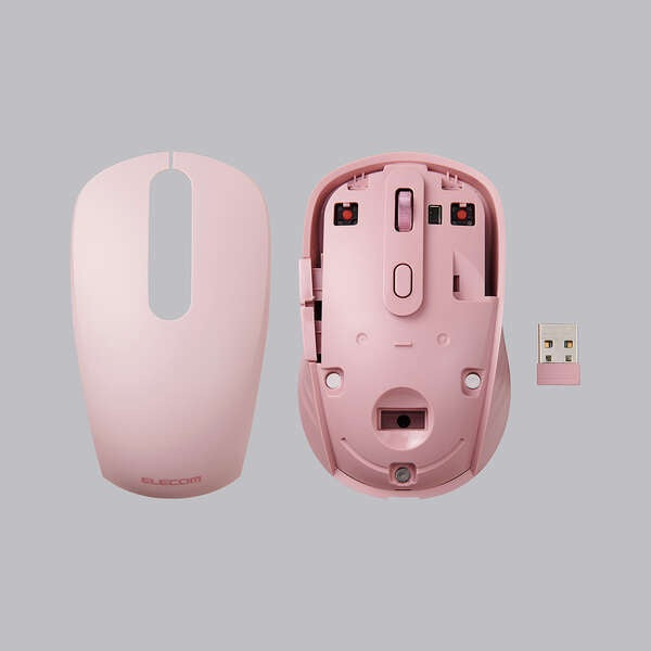 Elecom M-MY35MBSPN-G 6 Button Dual Mode Wireless Mouse Pink