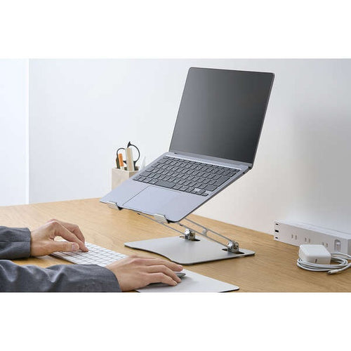 Elecom PCA-LTSFAL02SV Laptop Stand with Stepless Adjustment
