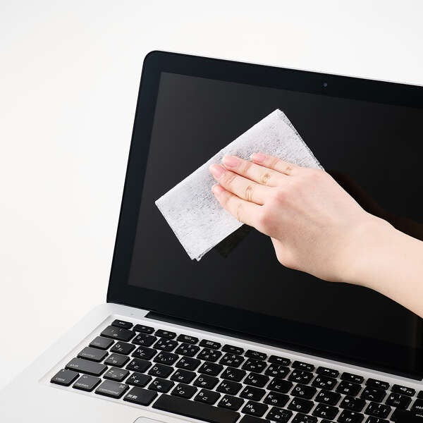 Elecom WC-DP50B Wet Wipes for LCD Screen 50 Sheets