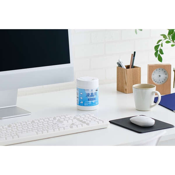 Elecom WC-DP50B Wet Wipes for LCD Screen 50 Sheets