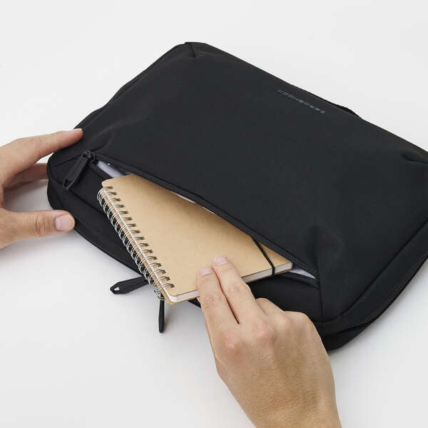 Elecom ZSB-BB01PLBK Bag-in-Bag ZeroShock Polyester L Size Black