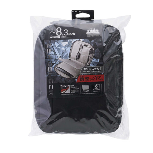 Elecom ZSB-BB01PMBK Bag-in-Bag ZeroShock Polyester M Size Black