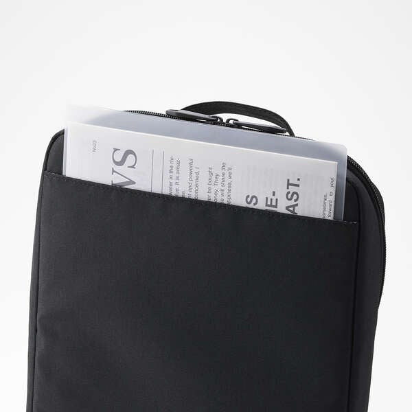 Elecom ZSB-IBPRVP14BK ZeroShock Polyester Organizer Vertical 14 Black