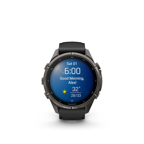 Garmin fenix 9 Pro 43mm AMOLED Carbon Gray (Black/Pebble Grey)