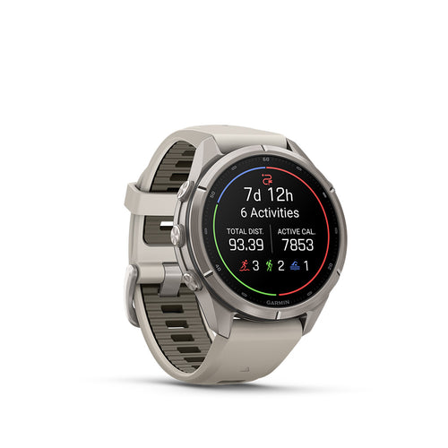 Garmin fenix 9 Pro 43mm AMOLED Gold Titanium (Cream/Fog Gray)