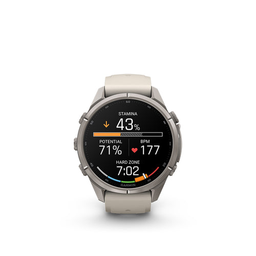 Garmin fenix 9 Pro 43mm AMOLED Gold Titanium (Cream/Fog Gray)