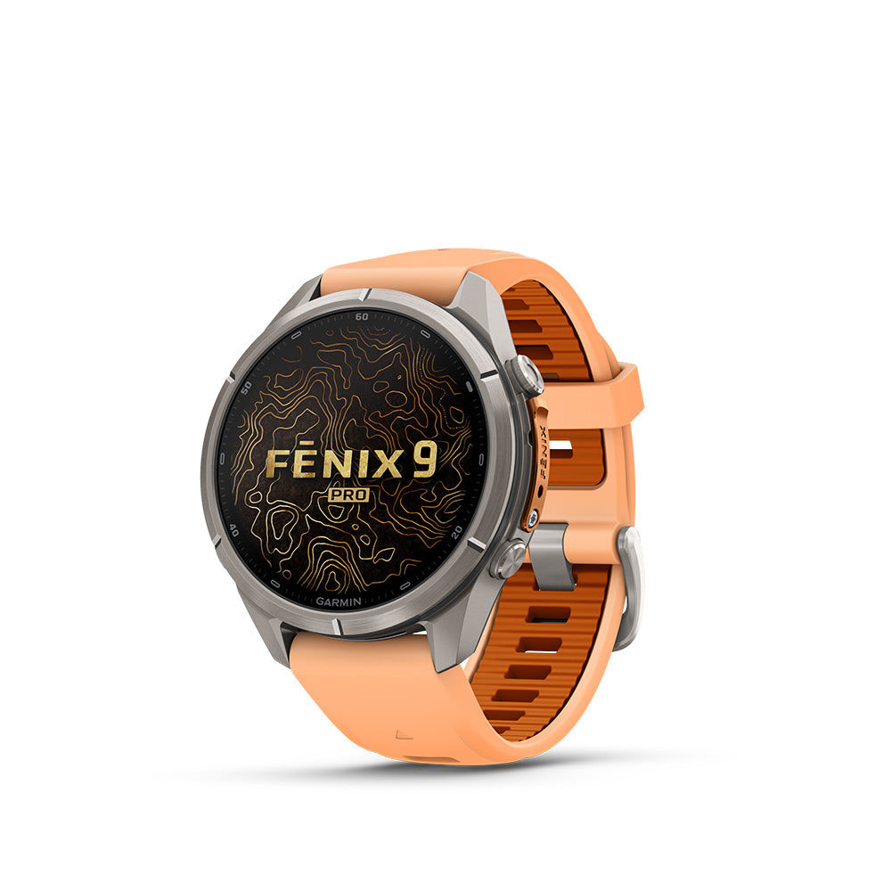 Garmin fenix 9 Pro 43mm AMOLED Titanium (Shell Pink/Autumn Orange)