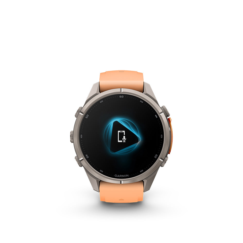 Garmin fenix 9 Pro 43mm AMOLED Titanium (Shell Pink/Autumn Orange)