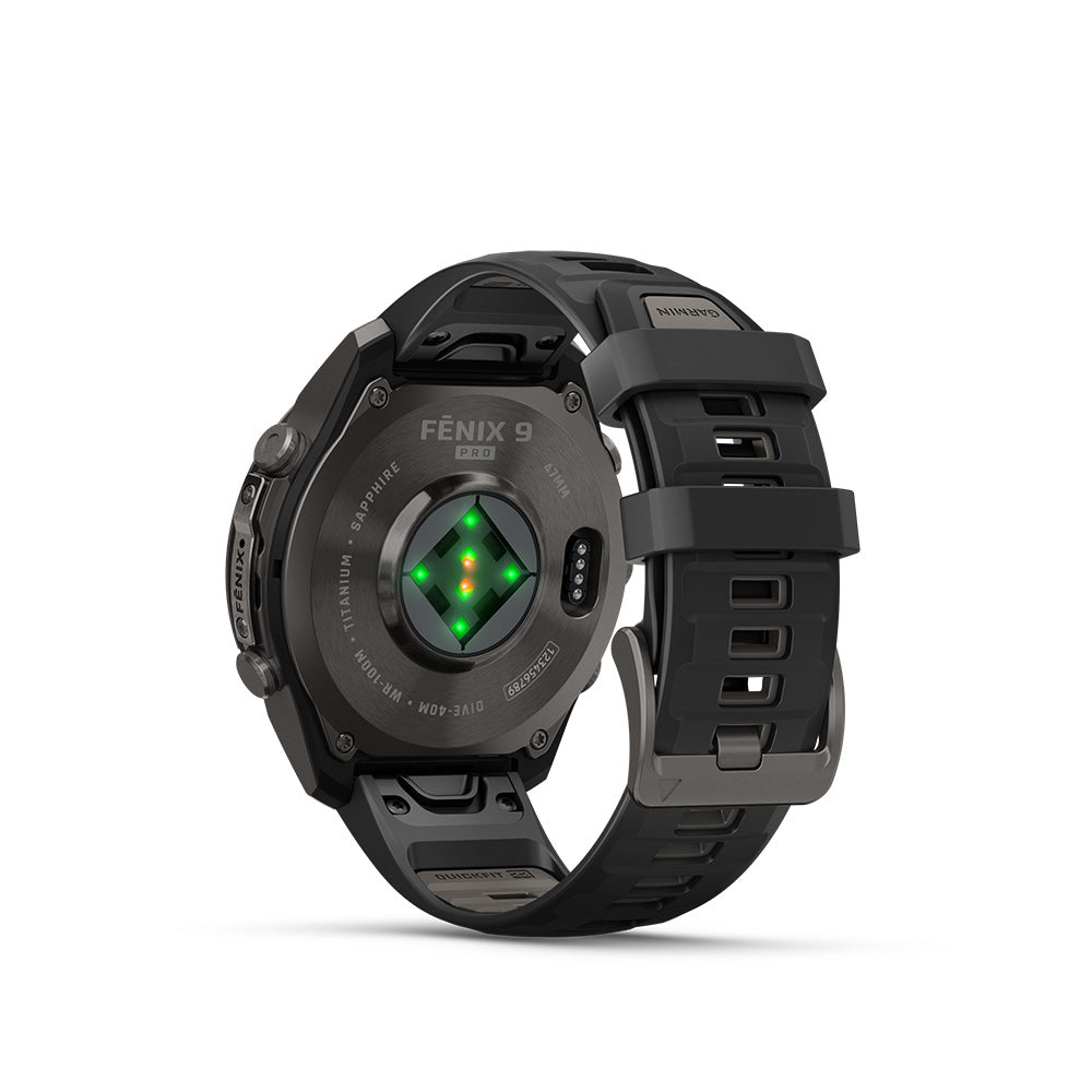 Garmin fenix 9 Pro 47mm AMOLED Carbon Gray (Black/Pebble Grey)