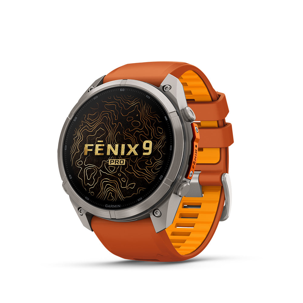 Garmin fenix 9 Pro 51mm AMOLED Titanium (Autumn Orange/Spark Orange)