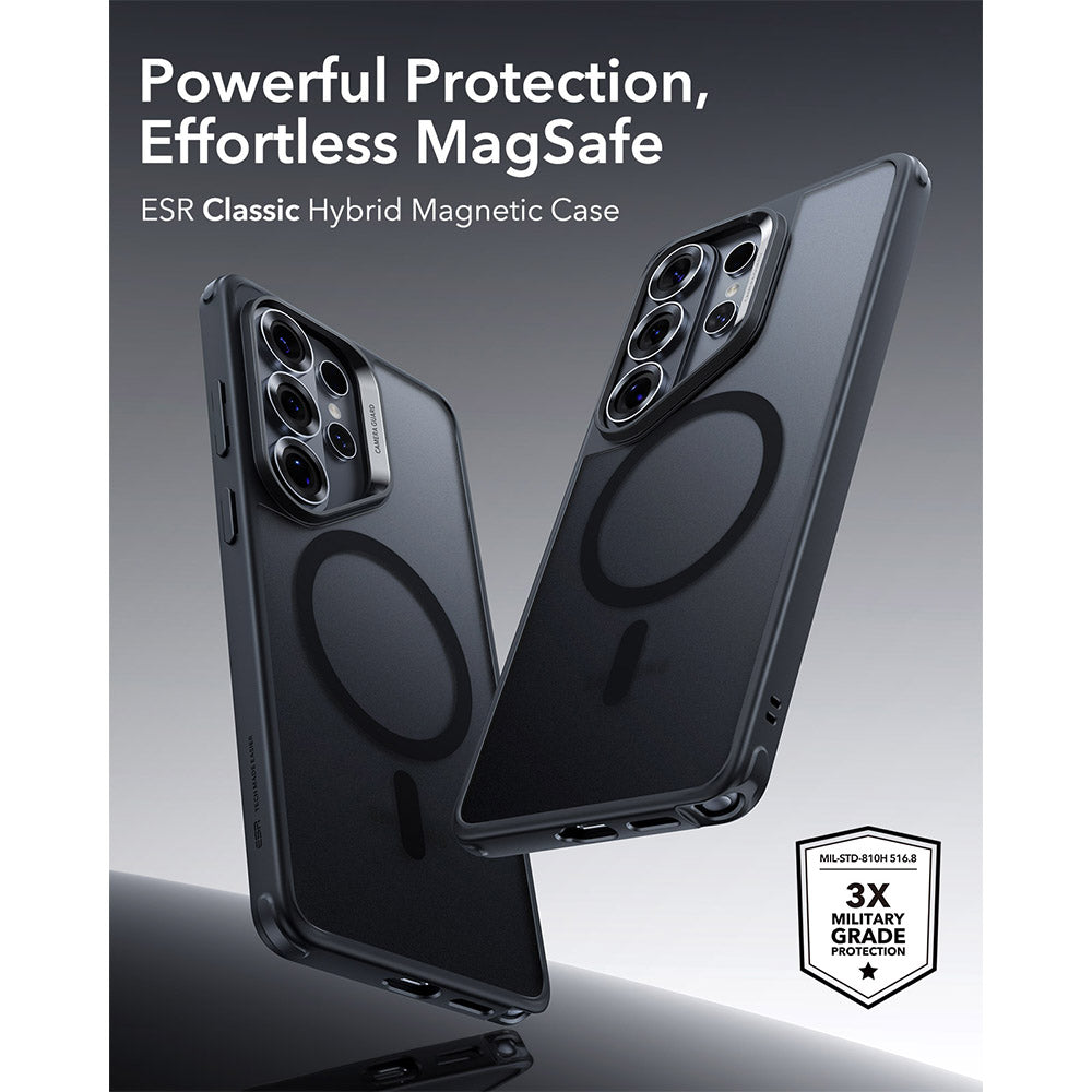ESR Samsung Galaxy S26 Ultra Classic Hybrid MagSafe Case with HaloLock - Frosted Black