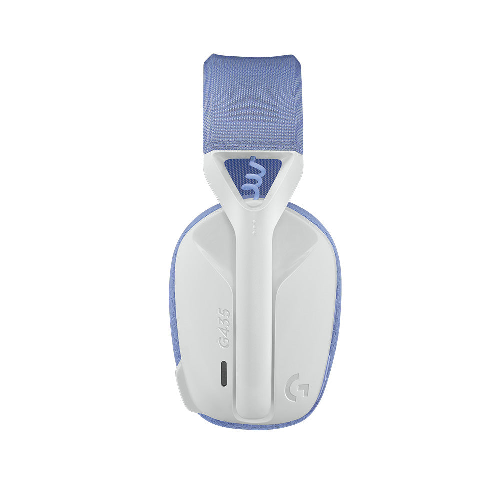 Logitech G435 Lightspeed Wireless Gaming Headset (White)