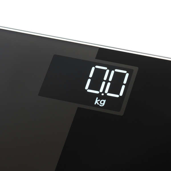 Elecom HCS-S03BK Eclear Weighing Scale Slim and Compact (Black)