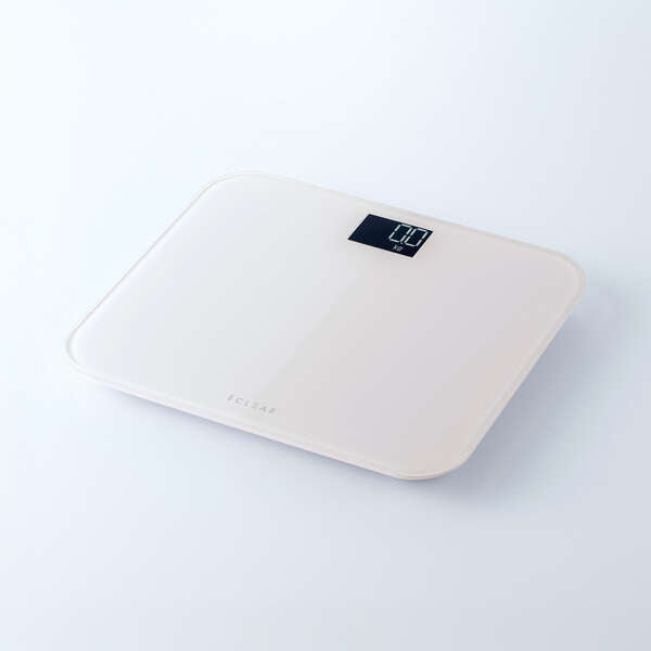 Elecom HCS-S03WH Eclear Weighing Scale Slim and Compact (White)