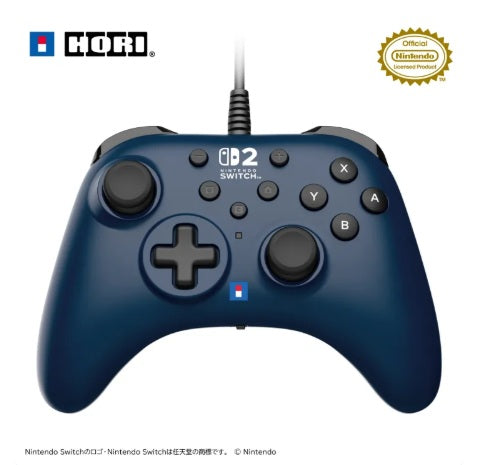 HORI HORIPAD Turbo for Nintendo Switch 2, Windows PC, Navy