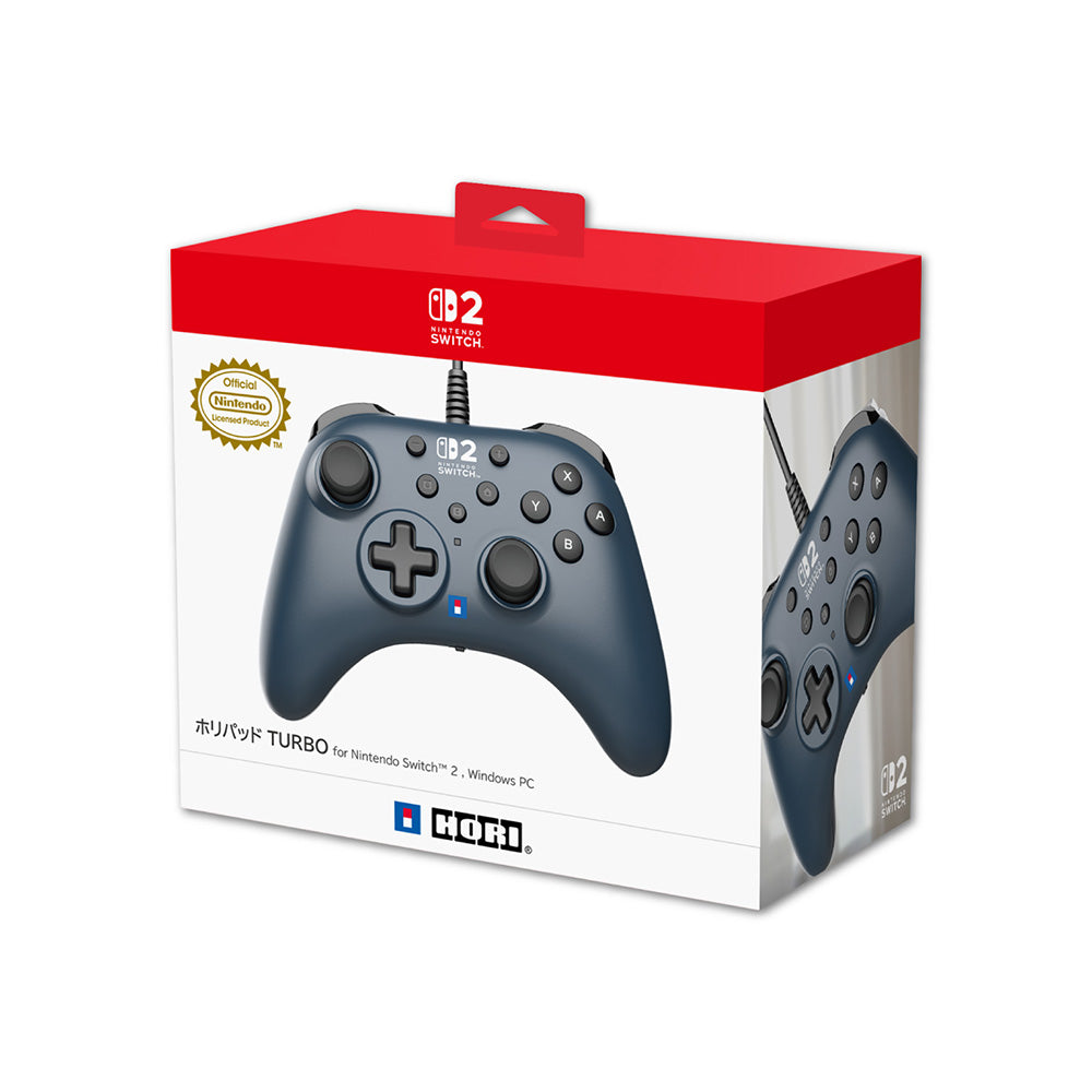 HORI HORIPAD Turbo for Nintendo Switch 2, Windows PC - Navy