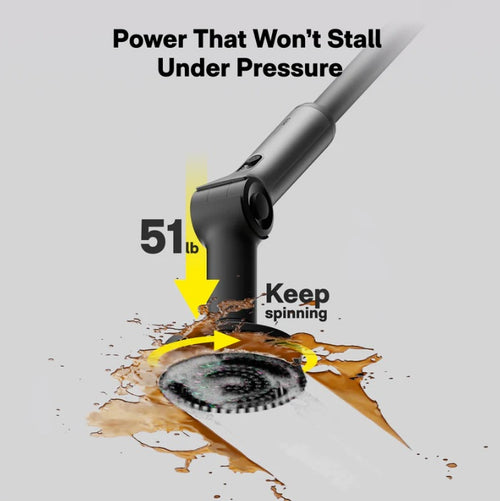 HOTO HFE0030GL Flexi Cordless Spin Scrubber