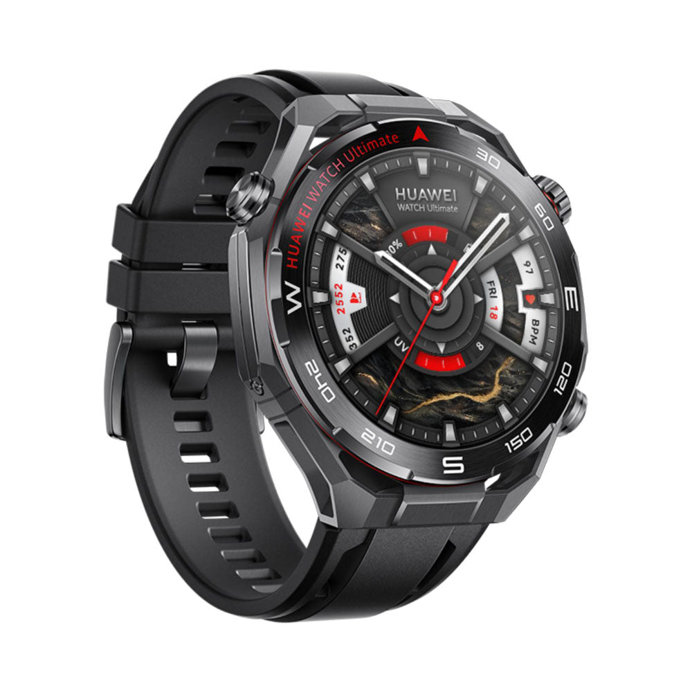 Huawei Watch Ultimate 2 Black, Black Fluoroelastomer Strap