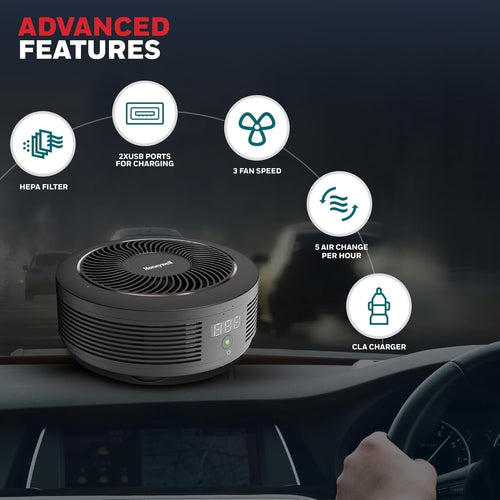 Honeywell Pure4 HC000029 Move Car Air Purifier