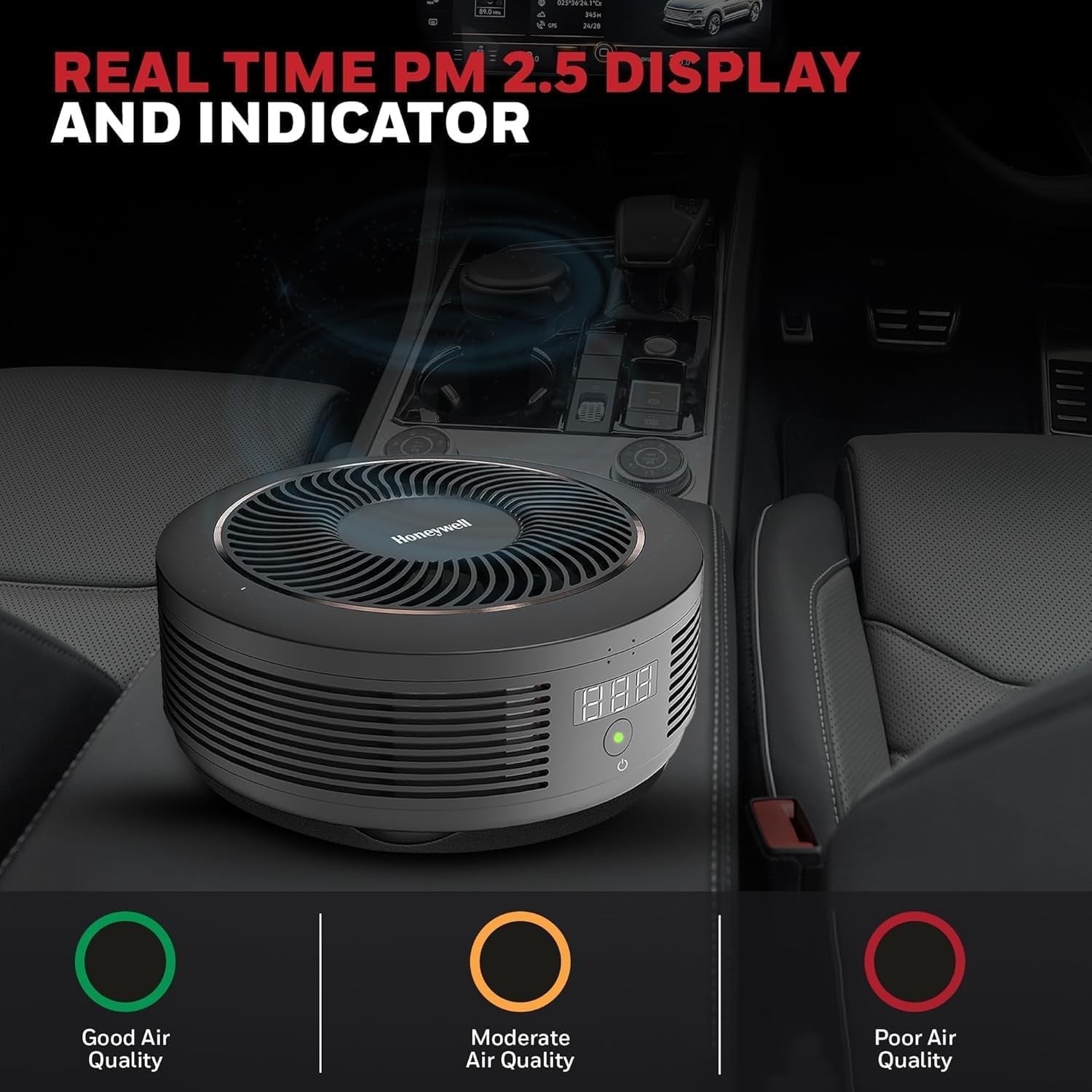 Honeywell Pure4 HC000029 Move Car Air Purifier