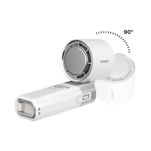 Momax IF21W 1°Go Freeze Compact Foldable Icy Cooling Fan - White
