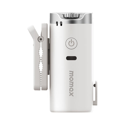 Momax IF23W 1°Go Clip High-Speed Waist-Clip Mini Fan - White