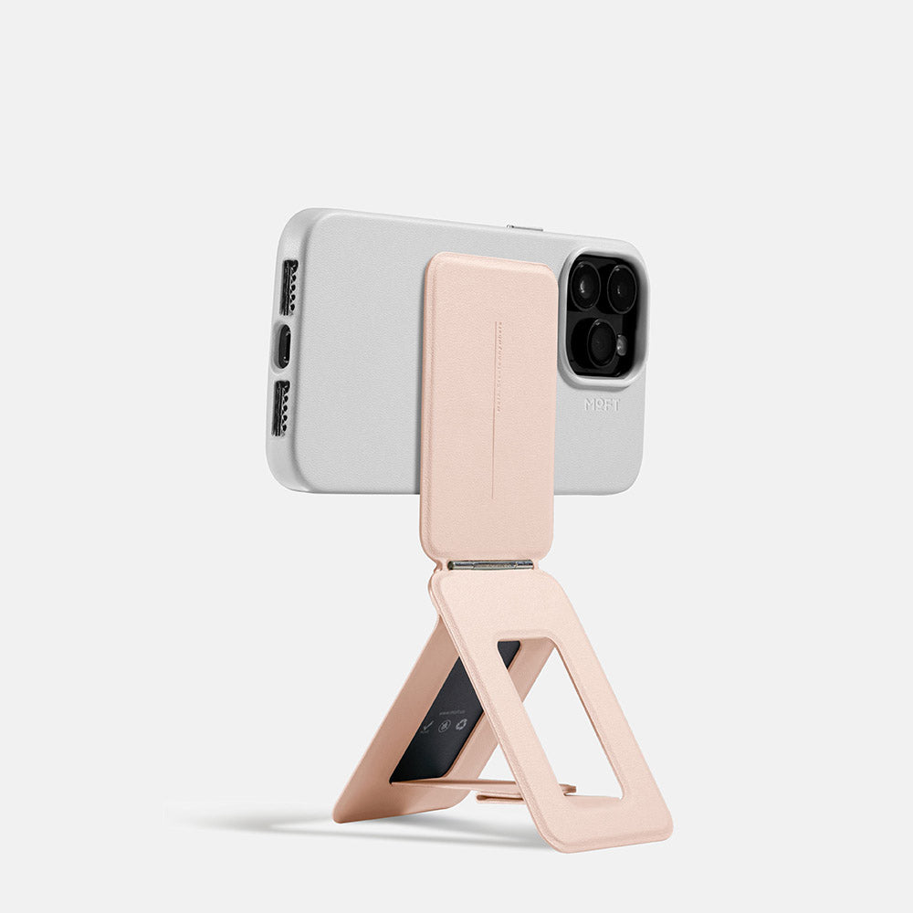 Moft MS027-1 Snap Invisible Phone Tripod Stand (MagSafe Compatible) - Peach Pink