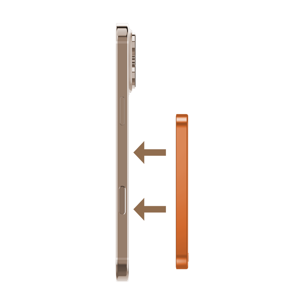 Momax IP116AM Q.MAG X Magnetic Wireless Battery Pack 5000mAh - Orange
