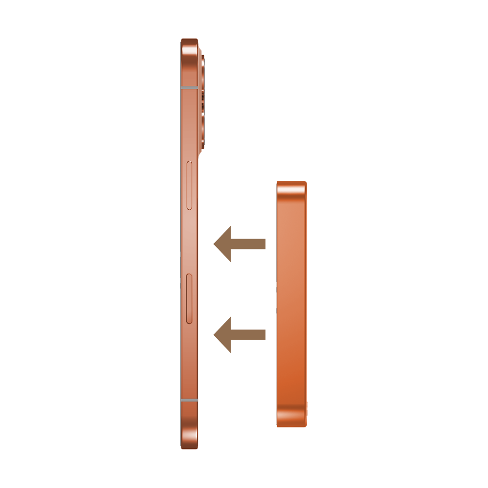 Momax IP117AM Q.MAG X1 Magnetic Wireless Battery Pack 10000mAh - Orange