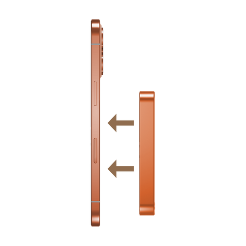 Momax IP117AM Q.MAG X1 Magnetic Wireless Battery Pack 10000mAh - Orange