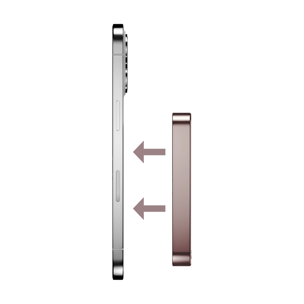 Momax IP117AP Q.MAG X1 Magnetic Wireless Battery Pack 10000mAh – Pink