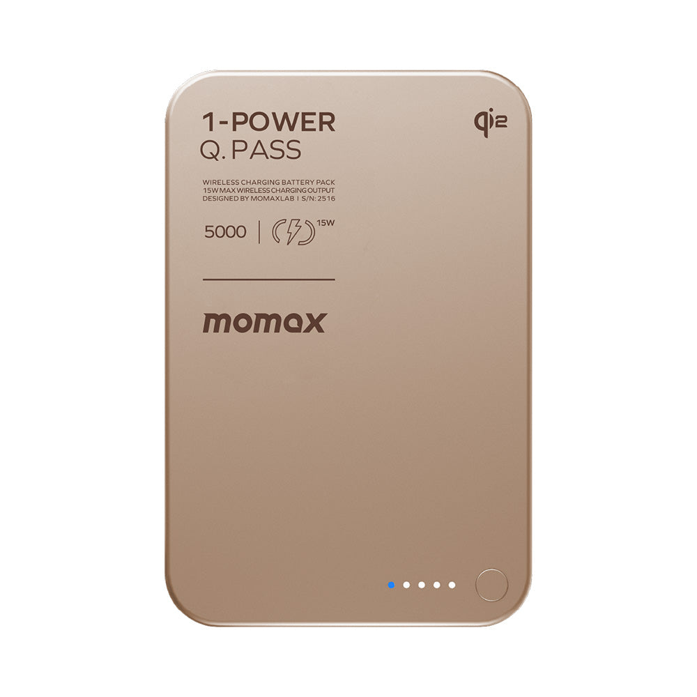 Momax IP129Q2L2 1-Power Q.Pass 5000mAh Qi2 Magnetic Wireless