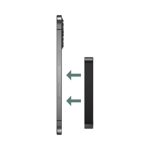 Momax IP136Q2D 1-Power Q.Pass Qi2 Magnetic Wireless Battery Pack 10,000mAh - Black