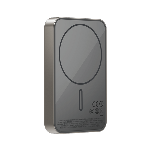 Momax IP136Q2L 1-Power Q.Pass Qi2 Magnetic Wireless Battery Pack 10,000mAh - Titanium