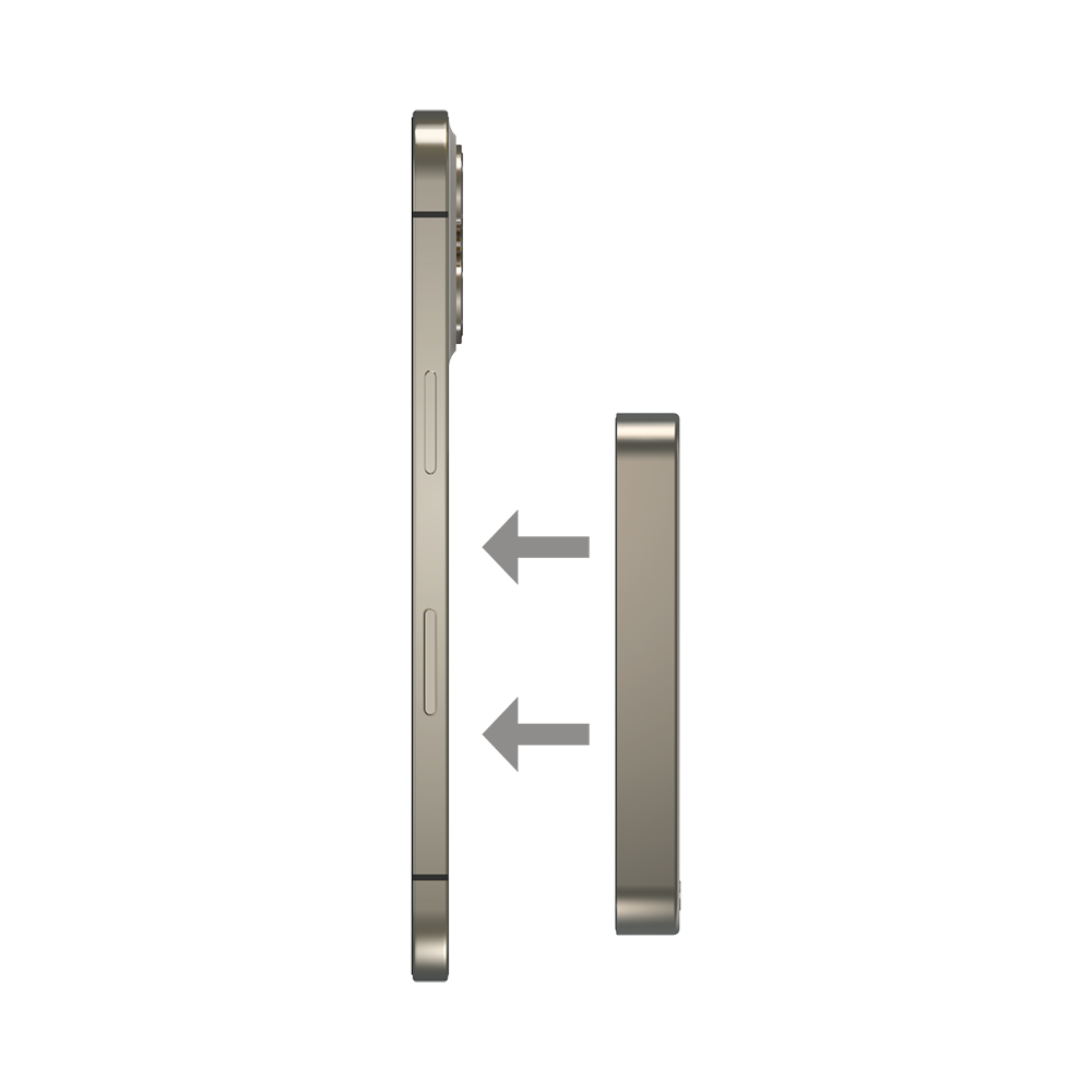 Momax IP136Q2L 1-Power Q.Pass Qi2 Magnetic Wireless Battery Pack 10,000mAh - Titanium