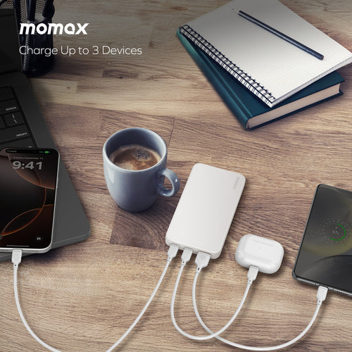 Momax IP155D 1-Power Vital 10,000mAh Battery Pack (CCC-Certified) – Black