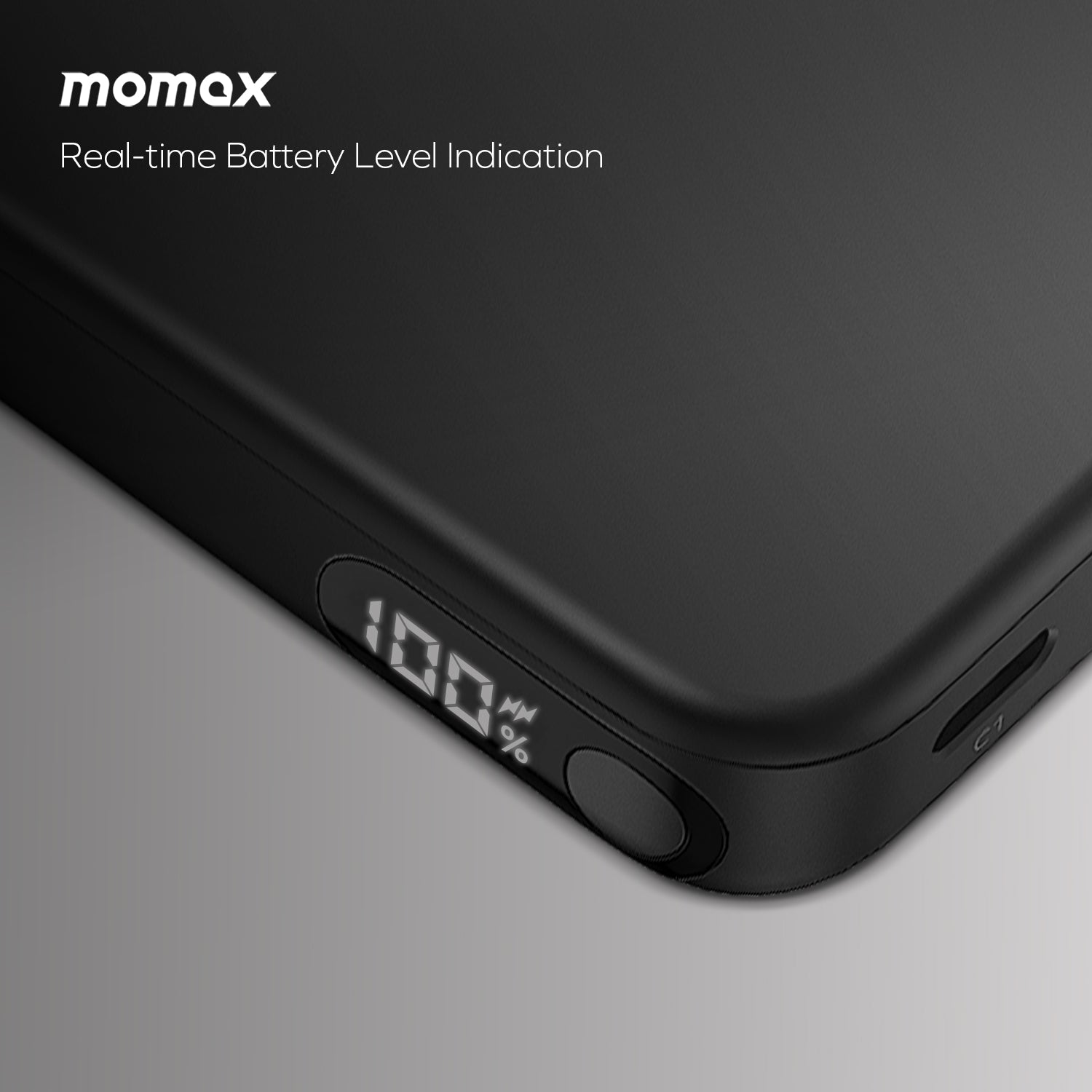 Momax IP155D 1-Power Vital 10,000mAh Battery Pack (CCC-Certified) – Black